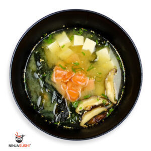 Miso leves lazaccal