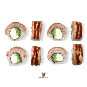 Grillezett lazac Philadelphia (8db)